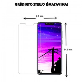 Apsauginis stikliukas telefonui (Zenfone Max Pro M2 Zb631kl) Apsauginis stikliukas telefonui (Zenfone Max Pro M2 Zb631kl)